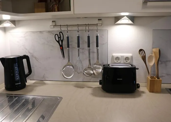 Duha Homes - Stylisches Apartment, Stellplatz, Küche, Self Check-in Apartment